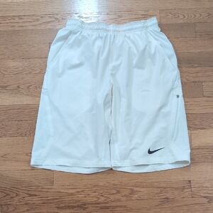 Nike Men's White Athletic Shorts